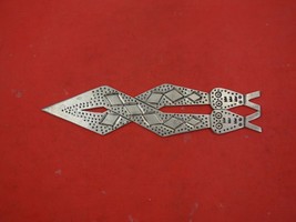 James Reid Indigenous Sterling Silver Paper Knife Hand Wrought Snakes Santa Fe - £388.17 GBP