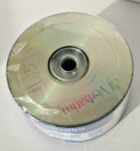 50 VERBATIM Blank 52X CD-R CDR Branded Logo 700MB Media Disc - $9.99