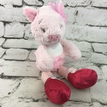 Nat &amp; Jules Priscilla Plush Pink Piglet Ballerina Plush Soft Stuffed Animal Toy  - $11.88