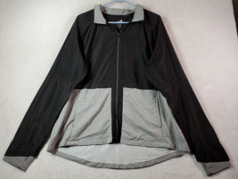 Avia Jacket Mens Size 2XL Black Gray 100% Polyester Pockets Long Sleeve Full Zip - £9.86 GBP