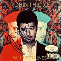 Robin Thicke Autograph Signed Cd Cover Blurred Lines Jsa Certified Authentic - $89.99