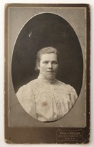 Antique CDV Picture of Lovely Lady Victorian Era Karl Atelier Walokuvaamo - $14.00
