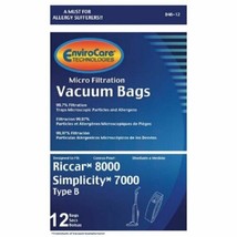 Riccar Vacuum Bags Type B 12 Pack by Envirocare 846-12 - $16.34