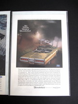 Vintage Ford Thunderbird Color Advertisement - 1965 Ford Thunderbird Con... - $11.99
