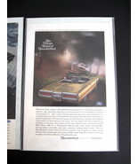 Vintage Ford Thunderbird Color Advertisement - 1965 Ford Thunderbird Con... - $226.56 MXN