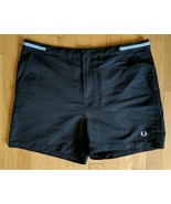 Men&#39;s Fred Perry Lined Tennis Preppy Shorts Navy Blue Drawstring 38&quot; XL - $36.02