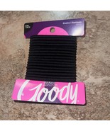 Goody Ouchless Elastics Hair Ties 4mm Black 17ct New - $6.89 CAD
