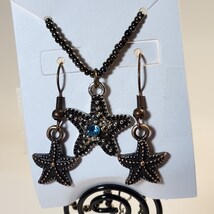 Starfish Necklace and Earrings Set - $5.00