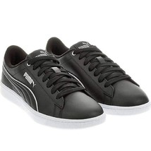 PUMA Sneakers Woman&#39;s 7 VIKKY V2 Retro Classic Streetwear Black Leather ... - £48.58 GBP