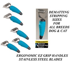 Dog Cat Grooming Hair Coat Razor Stripper Rake Tool Comb King*Compare To Mars - £14.22 GBP+