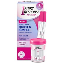 First Response Multi Check Quick &amp; Simple Pregnancy Test Kit, 1 EasyCup ... - €12,35 EUR