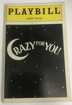 Crazy For You Playbill Sam Shubert Theatre - $33.50