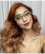 New ALAIN MIKLI AL07570021 54mm Yellow Semi-Rimless Women’s Eyeglasses F... - €300,42 EUR