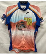 Buena Vista Bike Fest 2010 Cycling Jersey Orange Blue White Men’s L - $356.37 MXN