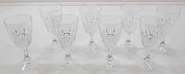 *N) Vintage Cristal d’Arques Pedestal Glasses - 6&quot; Tall - Set of 8 - £19.60 GBP
