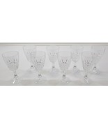 *N) Vintage Cristal d’Arques Pedestal Glasses - 6&quot; Tall - Set of 8 - £19.75 GBP