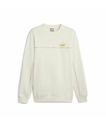 Men’s Sweatshirt without Hood Puma ESS+ Minimal Gold Cr Beige - £82.80 GBP