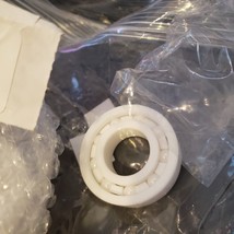 NEW RARE SKF Ceramic Bearing White Glass .75&quot; ID x 1.5&quot; OD x .5 D # 6004-C 6004c - £30.36 GBP