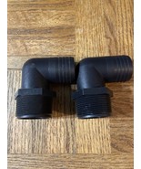 Elbow 1-1/2 Mpt X 1-1/2 Barb,No EL 112 P,  Green Leaf Inc Set Of 2 - $17.82