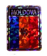 K&#39;s Novelties Moldova Country Flag Reflective Decal Bumper Sticker - $3.96 CAD