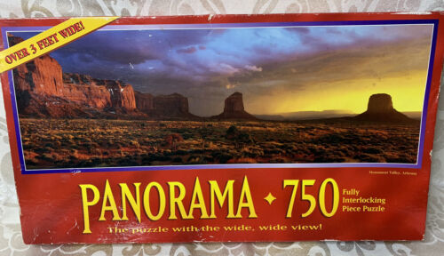 Jigsaw Puzzle Monument Valley Arizona Panorama Milton Bradley 750Pc USA 1994 VTG - £13.24 GBP