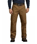 NEW Big Mens Dickies Relaxed Fit Carpenter Duck Brown Relaxed Fit 44&quot; x ... - $29.99