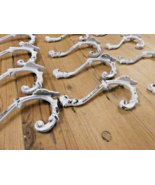 12 Cast Iron White Victorian Style Coat Hooks Hat Hook Rack Hall Tree W/... - $705.25 MXN