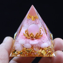 Natural Orgonite Pyramid Reiki Amethyst Energy Healing Chakra Meditation... - £11.87 GBP