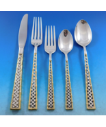 Golden Tradewinds by International Sterling Silver Flatware Set 66 pcs B... - $86,263.18 MXN