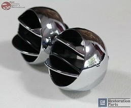 67-72 Chevy Truck Dash Air Astro Chrome Vent Balls GM Restoration Part P... - £42.28 GBP