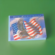 Vtg Hallmark America’s Heroes Greeting card With Appreciation Veteran 20... - $5.95