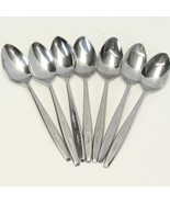 Stanley Roberts Larissa Teaspoons 6 3/8&quot; Stainless Lot of 7 - $15.67