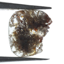 Slice   Natural 0.71 Ct Translucent 8.17X6.53X1.19MM Loose Rough Raw Diamond Lot - £10.42 GBP