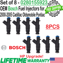 OEM 8Pcs Bosch HP Upgrade Fuel Injectors for 2000-2002 Cadillac Eldorado 4.6L V8 - £139.56 GBP