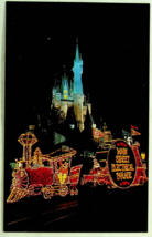 Walt Disney World Vintage Postcard - Main Street Electrical Parade- 70's -Unused - £7.22 GBP
