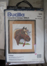 Bucilla Cross Stitch Kit 49524 pattern Champ the Horse - £7.45 GBP