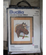 Bucilla Cross Stitch Kit 49524 pattern Champ the Horse - $180.37 MXN