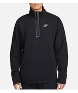 Nike Tech Fleece 1/2 Zip Pullover Top Sweatshirt Jacket DQ4314 Black Large - £56.90 GBP