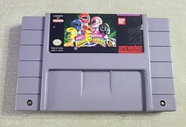 Mighty Morphin Power Rangers SNES Video Game Vintage Tested Working - £29.83 GBP