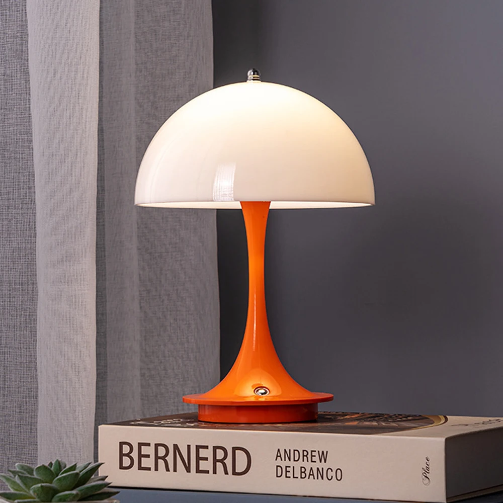LED Mushroom Bud Charging Table Light Table Light Desktop Atmosphere Light - $30.68+