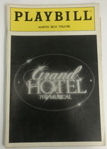 Vintage Grand Hotel The Musical Martin Beck Theatre NYC Broadway Playbill - $38.82