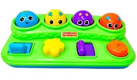 Fisher-Price 2010 Brilliant Basics Boppin Activity Bugs Pop Up Baby Toddler Toy - $12.95
