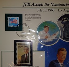 1981 U.S. Kennedy Uncirculated Half Dollars &amp; Historic Stamp on Collector Panel - $32.45