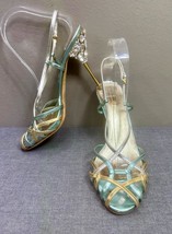 Miu Miu PRADA Crystal Embellished High Heeled Sandals Shoes Size 41 IT / 11 US - £99.52 GBP