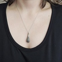 Vintage Silver Ornate Filigree Necklace - $29.99