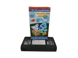 Nick Jr Blue’s Clues Playtime With Periwinkle VHS 2001 Nickelodeon Vocabulary  - £21.30 GBP