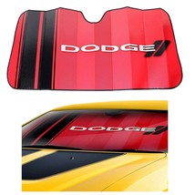 BRAND New Dodge Official Licensed Logo Red Finish Car Truck or SUV Front Windshi - £19.75 GBP