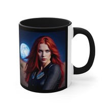 redhead on alien planet Accent Coffee Mug, 11oz will do custom work - £14.38 GBP