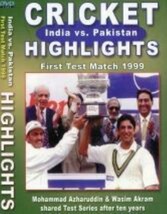 INDIA VS PAKISTAN FIRST TEST CRICKET MATCH 1999 214 Mins (DIGITAL)) - €10,40 EUR