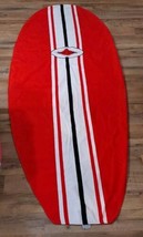 Board Towel Surfboard Shaped Beach Towel 66x33 Red White Black - £297.67 GBP